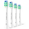 Image de Philips I InterCare HX9004/87 Lot de 4 têtes de brosse, 4 pièces, blanc, 3 mois, moyen, Philips, Philips Sonicare