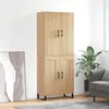 Image de vidaXL Highboard chêne Sonoma 69,5x34x180 cm Matériau dérivé du bois