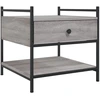 Image de vidaXL Table basse Gris Sonoma 50x50x50 cm Bois composite