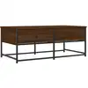 Image de vidaXL Table basse marron imitation chêne 100x51x40 cm Bois composite