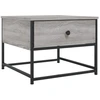 Image de vidaXL Table basse Gris Sonoma 51x51x40 cm Bois composite
