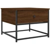 Image de vidaXL Table basse marron imitation chêne 51x51x40 cm Bois composite