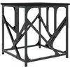 Image de vidaXL Table basse noire 45x45x47,5 cm Bois composite