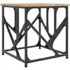 Image de vidaXL Table basse en chêne Sonoma 45x45x47,5 cm Matériau dérivé du bois