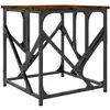 Image de vidaXL Table basse chêne fumé 45x45x47,5 cm Bois composite
