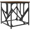 Image de vidaXL Table basse marron aspect chêne 45x45x47,5 cm Bois composite
