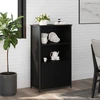 Image de vidaXL Highboard noir 62x32x103,5 cm Bois composite