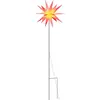 Image de vidaXL Étoile de Noël LED avec piquet de terre Pliable Rouge 57 cm