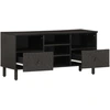 Image de vidaXL Armoire TV 100x33x46 cm en bois massif de manguier