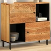 Image de vidaXL Armoire d'appoint 80x33x75 cm bois massif acacia