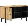 Image de vidaXL Armoire TV 80x31x46 cm en bois massif de manguier