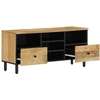Image de vidaXL Armoire TV 100x33x46 cm en bois massif de manguier