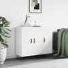 Image de vidaXL Sideboard Blanc 90x34x80 cm Bois composite