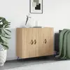 Image de vidaXL Sideboard chêne Sonoma 90x34x80 cm bois composite
