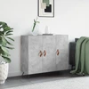 Image de vidaXL Sideboard gris béton 90x34x80 cm Bois composite