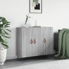 Image de vidaXL Sideboard Gris Sonoma 90x34x80 cm Bois composite