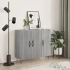 Image de vidaXL Sideboard Gris Sonoma 90x34x80 cm Bois composite