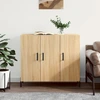Image de vidaXL Sideboard ch  ne Sonoma 90x34x80 cm bois composite