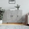 Image de vidaXL Sideboard gris béton 90x34x80 cm Bois composite
