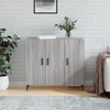 Image de vidaXL Sideboard Gris Sonoma 90x34x80 cm Bois composite