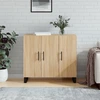 Image de vidaXL Sideboard chêne Sonoma 90x34x80 cm bois composite