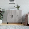 Image de vidaXL Sideboard Gris Sonoma 90x34x80 cm Bois composite