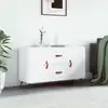Image de vidaXL Sideboard Blanc 100x36x60 cm Bois composite