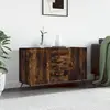Image de vidaXL Sideboard chêne fumé 100x36x60 cm bois composite