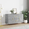 Image de vidaXL Sideboard gris béton 100x36x60 cm Bois composite