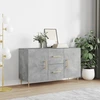 Image de vidaXL Sideboard gris béton 100x36x60 cm Bois composite