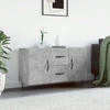 Image de vidaXL Sideboard gris béton 100x36x60 cm Bois composite