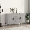 Image de vidaXL Sideboard Gris Sonoma 100x36x60 cm Bois composite