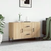 Image de vidaXL Sideboard Chêne Sonoma 100x36x60 cm Matériau dérivé du bois