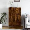 Image de vidaXL Highboard chêne fumé 69,5x31x115 cm Bois composite