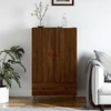 Image de vidaXL Highboard brun imitation chêne 69,5x31x115 cm Matériau dérivé du bois
