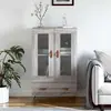 Image de vidaXL Highboard Gris Sonoma 69,5x31x115 cm Matériau dérivé du bois