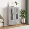 Image de vidaXL Highboard Gris Sonoma 69,5x31x115 cm Matériau dérivé du bois