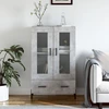Image de vidaXL Highboard gris béton 69,5x31x115 cm Bois composite