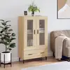 Image de vidaXL Highboard chêne Sonoma 69,5x31x115 cm Matériau dérivé du bois