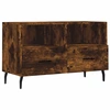 Image de vidaXL Armoire TV chêne fumé 80x36x50 cm Bois composite