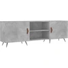 Image de vidaXL Armoire TV gris béton 150x30x50 cm Bois composite
