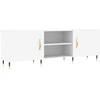 Image de vidaXL Armoire TV Blanc 150x30x50 cm Bois composite