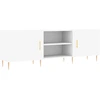 Image de vidaXL Armoire TV Blanc 150x30x50 cm Bois composite