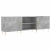 Image de vidaXL Armoire TV gris béton 150x30x50 cm Bois composite