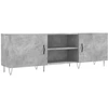 Image de vidaXL Armoire TV gris béton 150x30x50 cm Bois composite