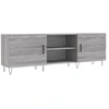 Image de vidaXL Armoire TV Gris Sonoma 150x30x50 cm Bois composite