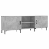Image de vidaXL Armoire TV gris béton 150x30x50 cm Bois composite