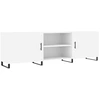 Image de vidaXL Armoire TV Blanc 150x30x50 cm Bois composite