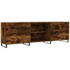 Image de vidaXL Armoire TV chêne fumé 150x30x50 cm Bois composite