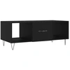 Image de vidaXL Table basse noire 102x50x40 cm Bois composite